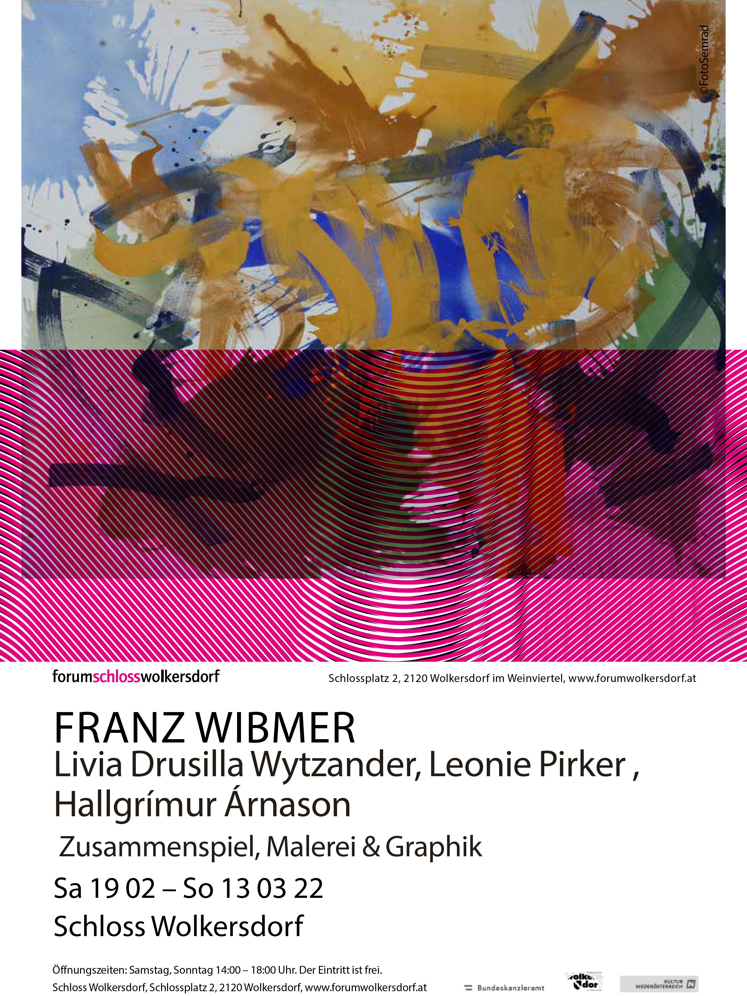 Franz Wibmer, „Zusammenspiel“, Schloss Wolkersdorf/Weinviertel, 2022